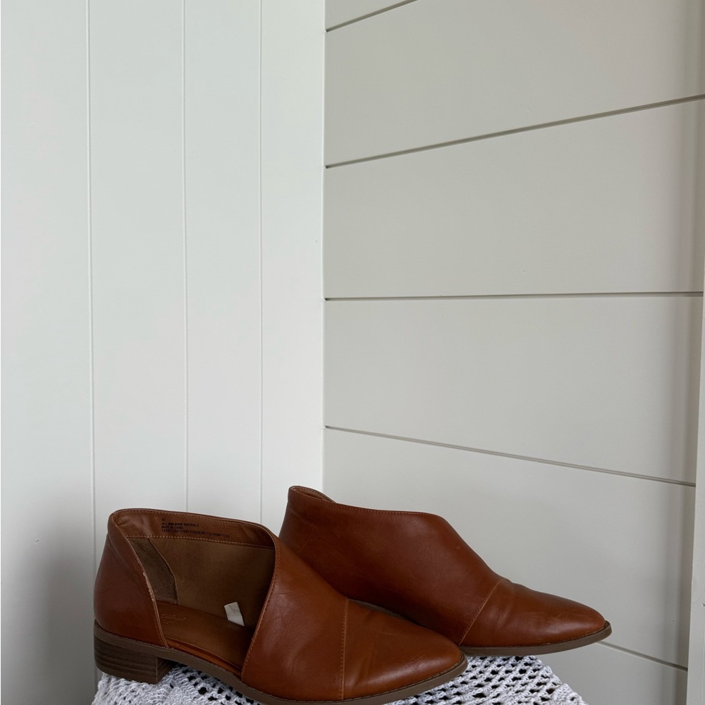 Brown Leather Ankle Boots